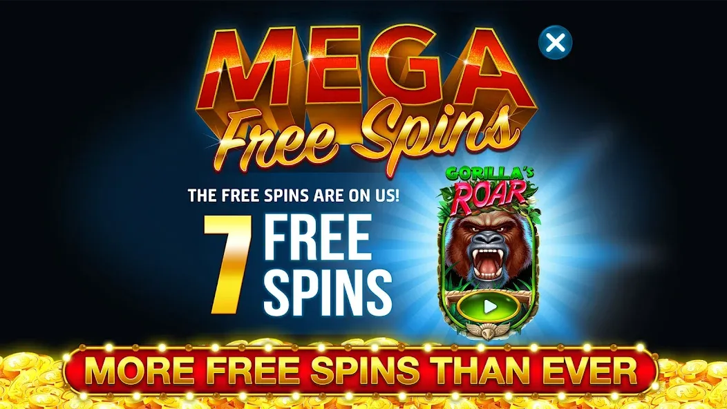 Скачать взломанную Ape Slots: Vegas Casino Deluxe — Безлимитные монеты и джекпоты — скриншот 3