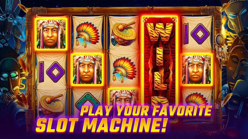 Скачать Slots WOW Casino Slot Machine (Мод: Безлимитные монеты и бонусы) на Андроид — скриншот 5