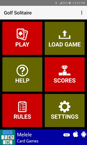 Скачать Golf Solitaire — Последняя версия (Без рекламы и бесконечные подсказки) — скриншот 1 Скачать Golf Solitaire — Последняя версия (Без рекламы и бесконечные подсказки) — скриншот 1