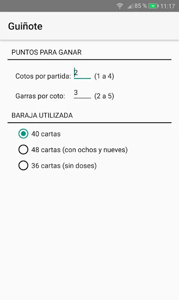 Guiñote MOD APK на Android — Безлимитные монеты и подсказки — скриншот 4 Guiñote MOD APK на Android — Безлимитные монеты и подсказки — скриншот 4