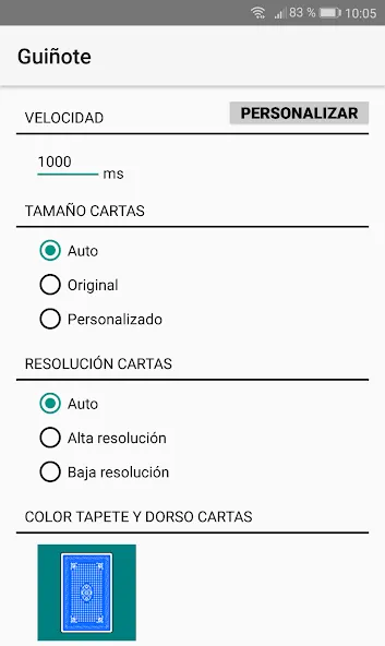 Guiñote MOD APK на Android — Безлимитные монеты и подсказки — скриншот 5 Guiñote MOD APK на Android — Безлимитные монеты и подсказки — скриншот 5