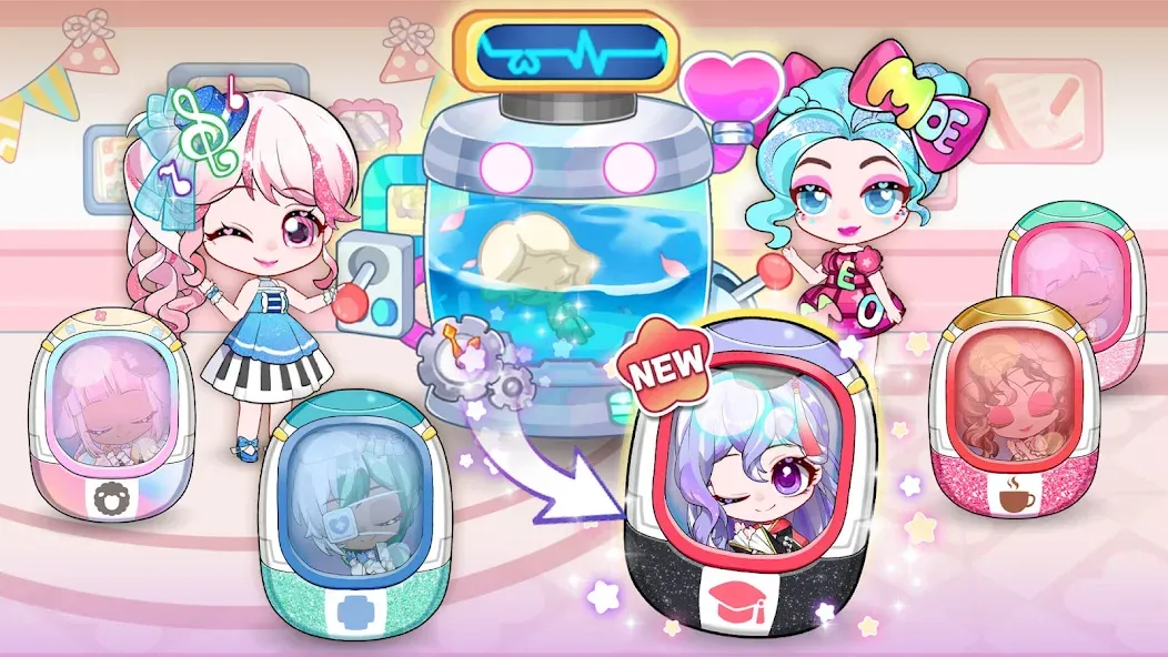 Скачать Chibi Doll: My School на телефон — Разблокированы все наряды и локации — скриншот 3