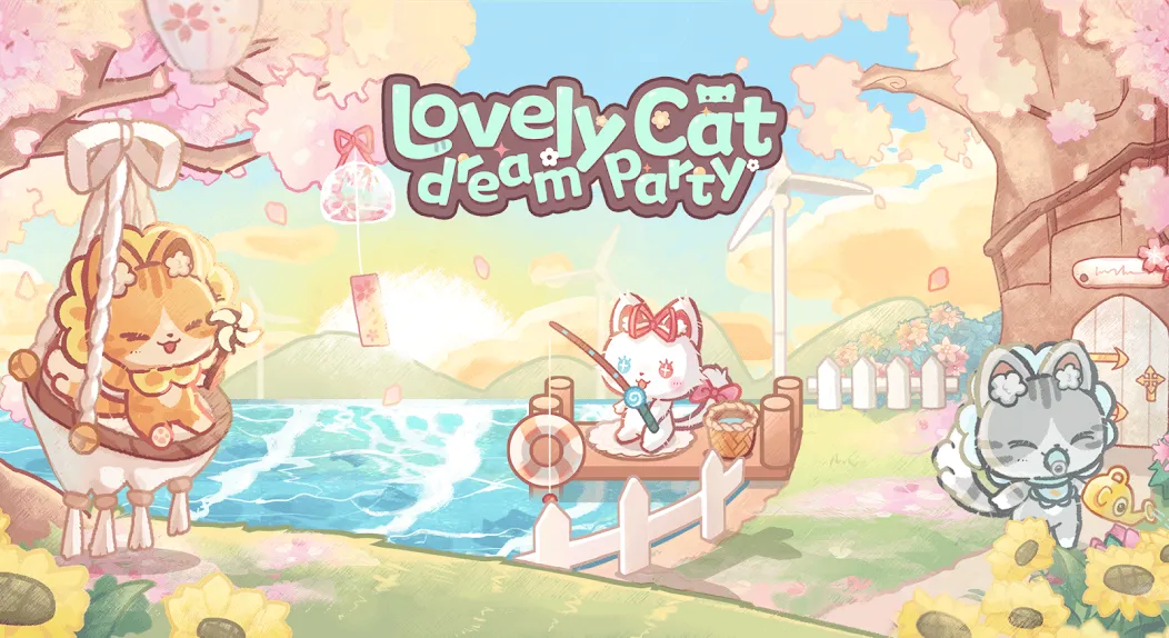 Lovely cat dream party MOD — Много монет и все уровни на Андроид — скриншот 5 Lovely cat dream party MOD — Много монет и все уровни на Андроид — скриншот 5