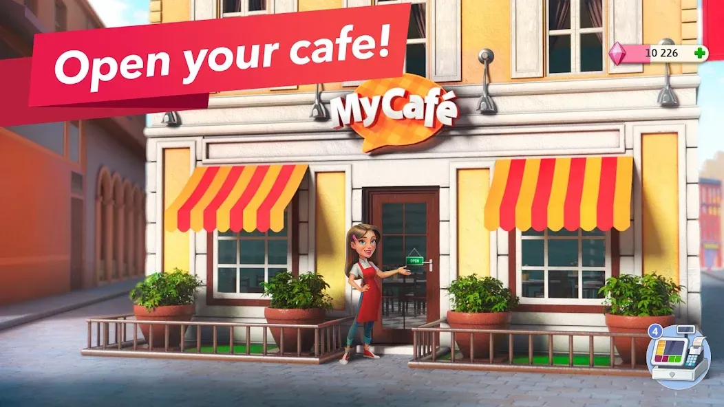 Скачать My Cafe — Restaurant Game — Последняя версия (Безлимитные монеты и алмазы) — скриншот 1