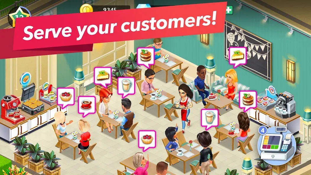 Скачать My Cafe — Restaurant Game — Последняя версия (Безлимитные монеты и алмазы) — скриншот 3