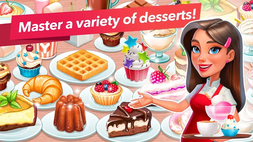 Скачать My Cafe — Restaurant Game — Последняя версия (Безлимитные монеты и алмазы) — скриншот 5