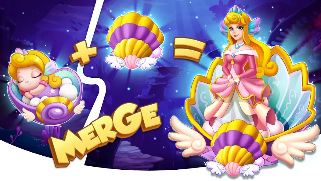 Merge Seatopia:Merge 3 Puzzles (Мод Безлимитные деньги и ресурсы) — скриншот 5