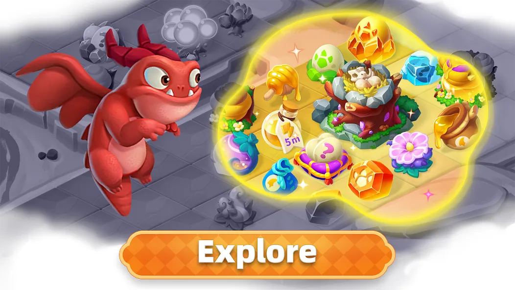 Merge Legends: Dragon Island MOD APK на Android — Безлимитные ресурсы и открыты драконы — скриншот 5 Merge Legends: Dragon Island MOD APK на Android — Безлимитные ресурсы и открыты драконы — скриншот 5