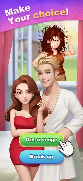 Merge Lover: Story & Makeover MOD APK — Безлимитные деньги и энергия — скриншот 1