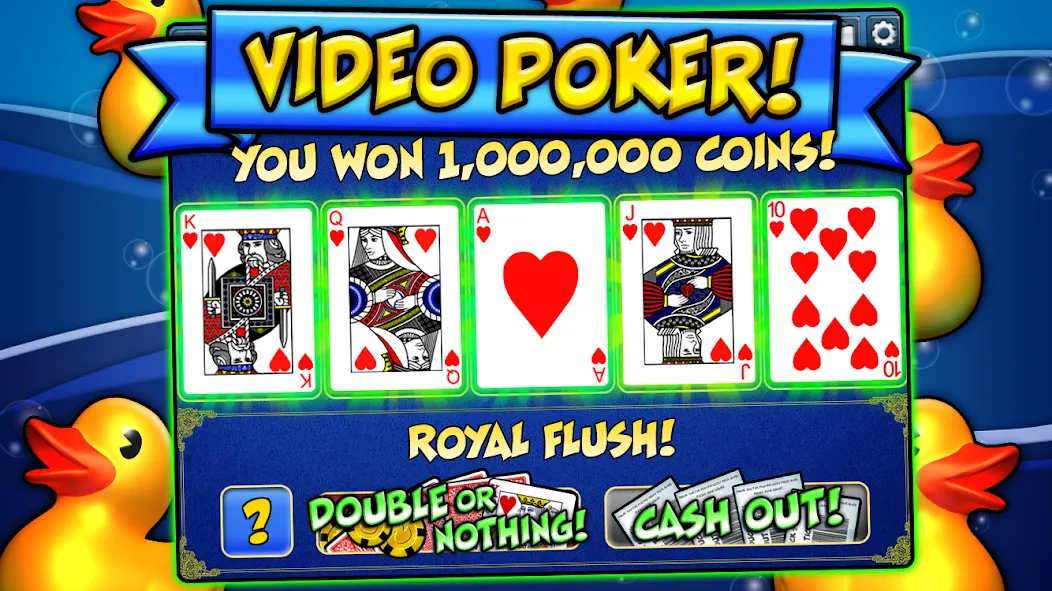 Lucky Duck Slots — Взломанная версия (Безлимитные монеты и бонусы) — скриншот 2