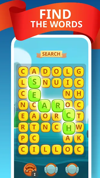 Скачать взлом Word Treasure Hunt на Андроид — Безлимитные подсказки и монеты — скриншот 1 Скачать взлом Word Treasure Hunt на Андроид — Безлимитные подсказки и монеты — скриншот 1