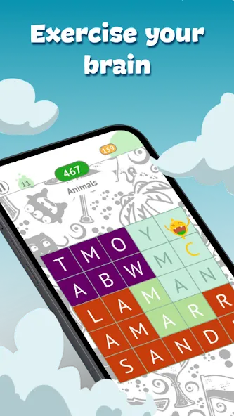 Скачать Fill The Words: Themes search на телефон — Подсказки доступны без ограничений — скриншот 3 Скачать Fill The Words: Themes search на телефон — Подсказки доступны без ограничений — скриншот 3