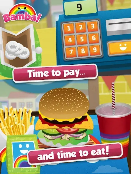 Взлом Bamba Burger — Безлимитные деньги и продукты — скриншот 5