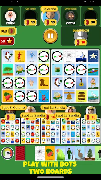 Скачать Loteria Mexicana Game — Безлимитные монеты и подсказки — скриншот 3