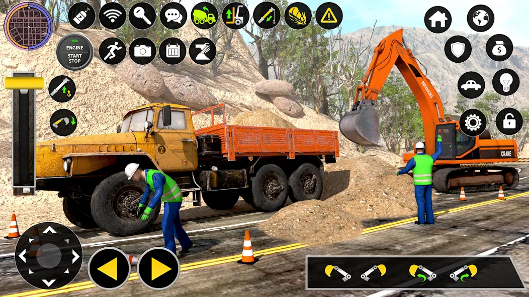 Construction Excavator Game 3D на Андроид — Мод Безлимитные деньги и техника открыта — скриншот 2 Construction Excavator Game 3D на Андроид — Мод Безлимитные деньги и техника открыта — скриншот 2
