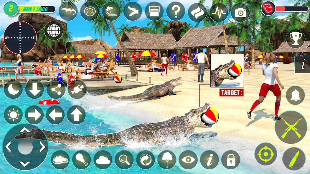 Скачать Crocodile Hunting Animal Games с модом — Безлимитные деньги и патроны — скриншот 3