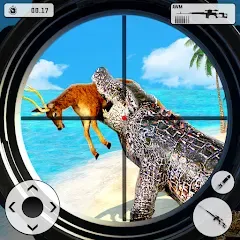 Скачать Crocodile Hunting Animal Games с модом — Безлимитные деньги и патроны