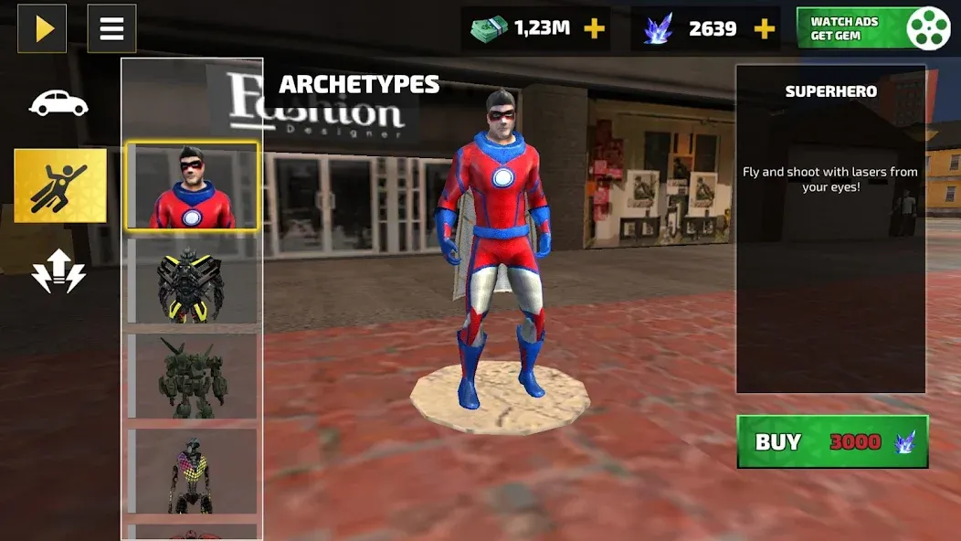 Скачать Rope Hero: Vice Town на Android — Безлимитные деньги и суперспособности — скриншот 3