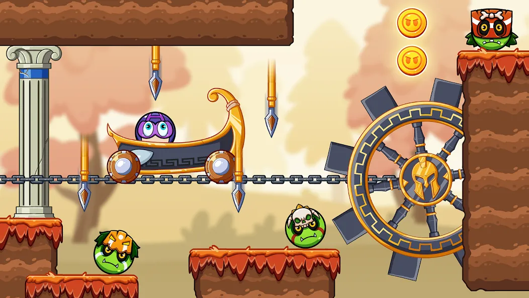 Ball V - Red Boss Challenge на Андроид — Мод Бесконечные жизни и разблокированы уровни — скриншот 2