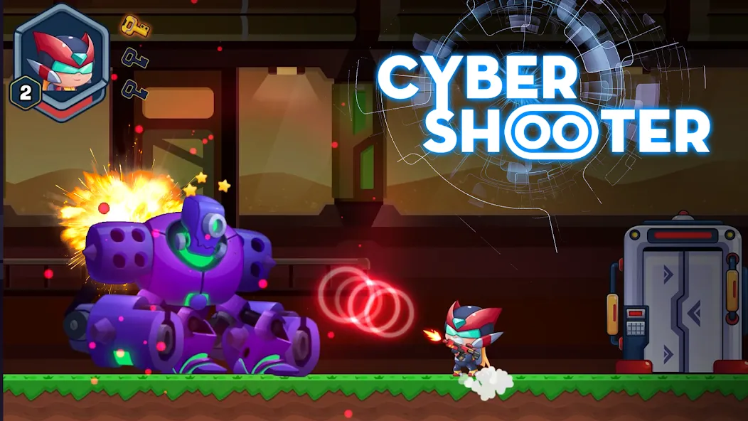 Скачать Metal Gun - Cyber Soldier с модом — Безлимитные деньги и оружие — скриншот 3
