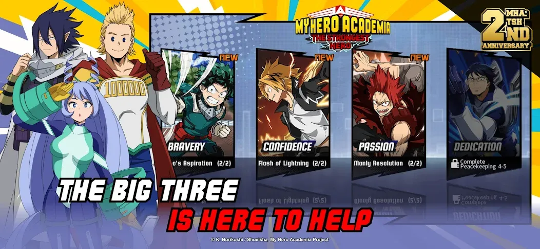 Скачать MHA:The Strongest Hero на Android — Безлимитные деньги и мощные герои — скриншот 4