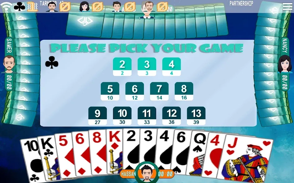 Golden Card Games Tarneeb Trix — Мод: Безлимитные монеты и открыты все режимы — скриншот 4