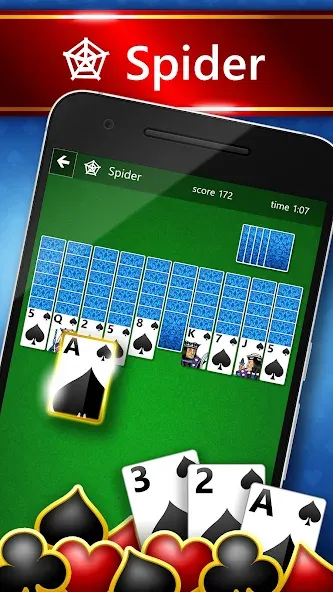 Взломанная Microsoft Solitaire Collection на Андроид — Разблокированы все карты и режимы — скриншот 3