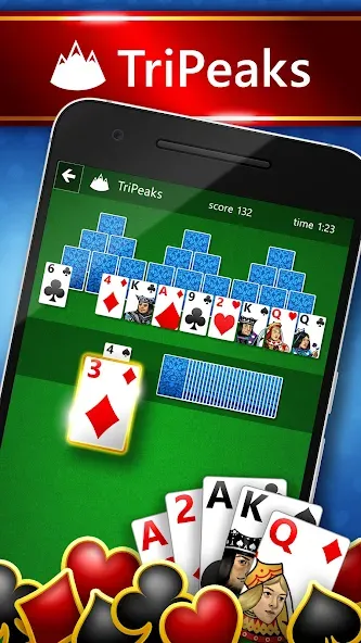 Взломанная Microsoft Solitaire Collection на Андроид — Разблокированы все карты и режимы — скриншот 5
