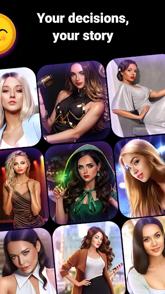 Love Stories: Dating game MOD — Безлимитные билеты и алмазы на Андроид — скриншот 4
