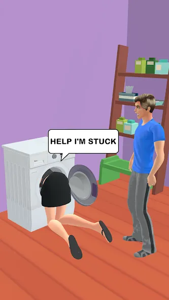 Couple Life 3D (Мод Без рекламы и все уровни открыты) — скриншот 2 Couple Life 3D (Мод Без рекламы и все уровни открыты) — скриншот 2