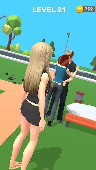 Couple Life 3D (Мод Без рекламы и все уровни открыты) — скриншот 3 Couple Life 3D (Мод Без рекламы и все уровни открыты) — скриншот 3