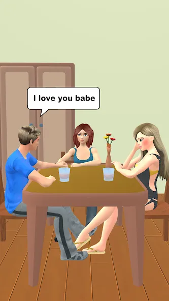 Couple Life 3D (Мод Без рекламы и все уровни открыты) — скриншот 5 Couple Life 3D (Мод Без рекламы и все уровни открыты) — скриншот 5