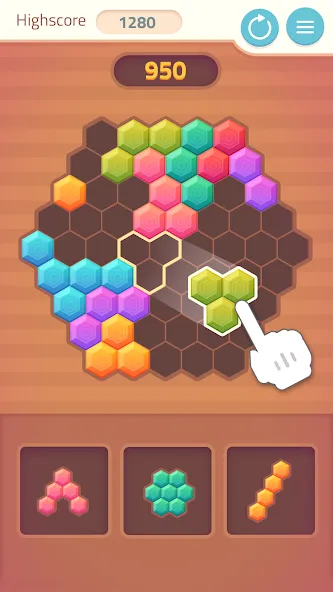 Triangles & Blocks — Взломанная версия (Безлимитные ходы и открыты все уровни) — скриншот 4