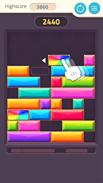 Triangles & Blocks — Взломанная версия (Безлимитные ходы и открыты все уровни) — скриншот 5