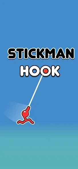 Stickman Hook MOD APK — Безлимитные монеты и все уровни — скриншот 1