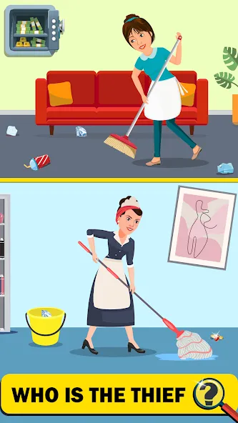 Detective Mehul:Detective Game MOD APK на Android — Бесконечные подсказки и улики — скриншот 1