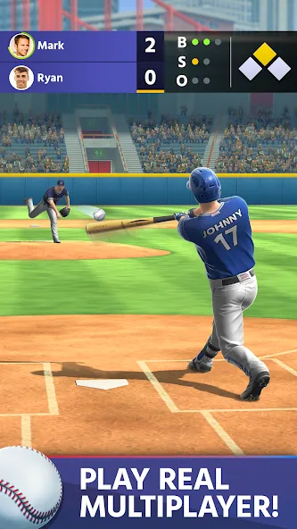 Скачать Baseball: Home Run Sports Game на Android — Безлимитные деньги и энергия — скриншот 1 Скачать Baseball: Home Run Sports Game на Android — Безлимитные деньги и энергия — скриншот 1