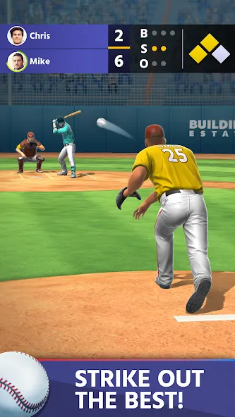 Скачать Baseball: Home Run Sports Game на Android — Безлимитные деньги и энергия — скриншот 3 Скачать Baseball: Home Run Sports Game на Android — Безлимитные деньги и энергия — скриншот 3