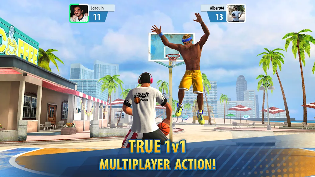 Скачать взлом Basketball Stars: Multiplayer на Андроид — Безлимитные деньги и все мячи открыты — скриншот 2