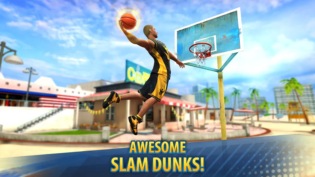 Скачать взлом Basketball Stars: Multiplayer на Андроид — Безлимитные деньги и все мячи открыты — скриншот 3