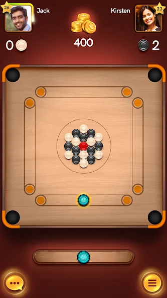 Carrom Pool: Disc Game — Мод: Безлимитные монеты и разблокированные кии — скриншот 1