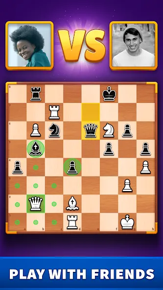 Chess Clash: Online & Offline MOD APK на Android — Разблокированы все шахматные режимы — скриншот 1