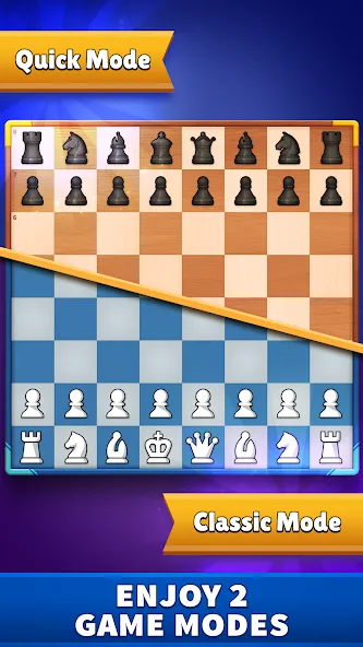 Chess Clash: Online & Offline MOD APK на Android — Разблокированы все шахматные режимы — скриншот 2