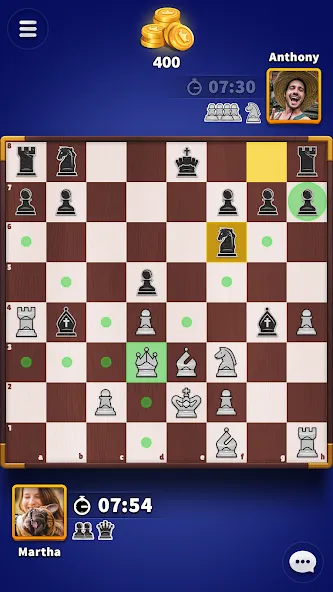 Chess Clash: Online & Offline MOD APK на Android — Разблокированы все шахматные режимы — скриншот 5