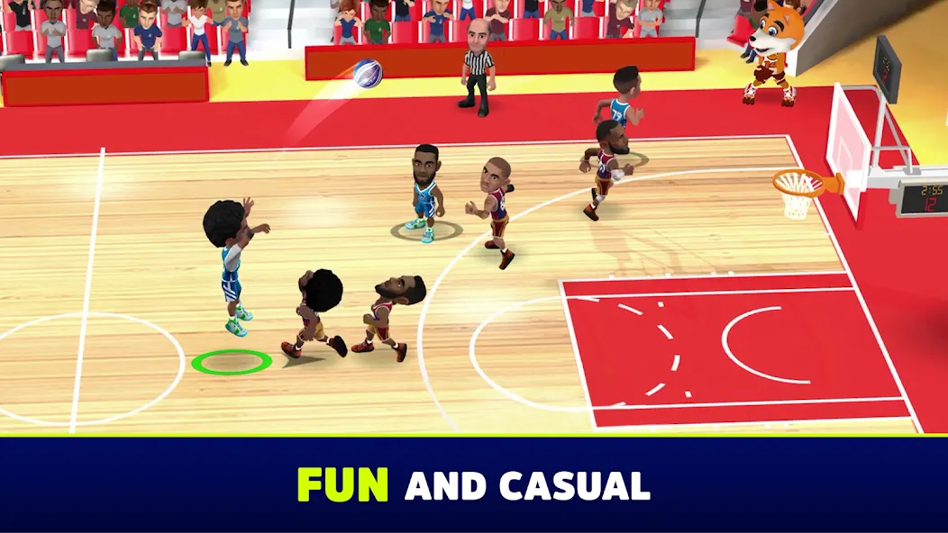 Mini Basketball MOD APK на Android — Безлимитные деньги и улучшения — скриншот 1 Mini Basketball MOD APK на Android — Безлимитные деньги и улучшения — скриншот 1