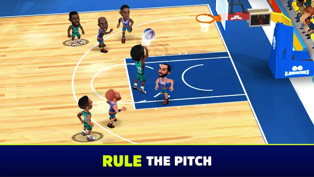 Mini Basketball MOD APK на Android — Безлимитные деньги и улучшения — скриншот 2 Mini Basketball MOD APK на Android — Безлимитные деньги и улучшения — скриншот 2
