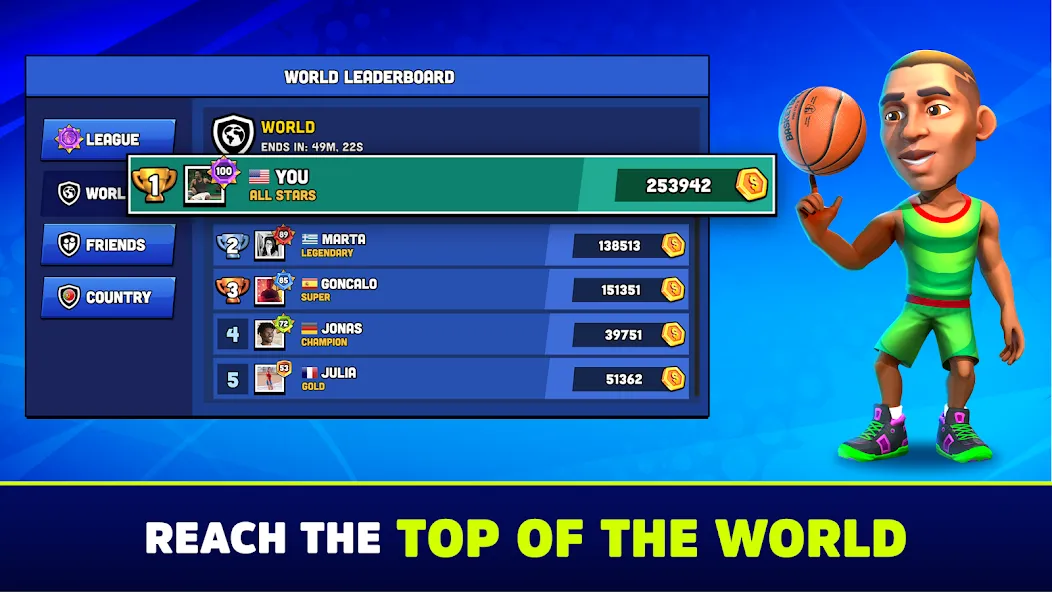 Mini Basketball MOD APK на Android — Безлимитные деньги и улучшения — скриншот 4 Mini Basketball MOD APK на Android — Безлимитные деньги и улучшения — скриншот 4