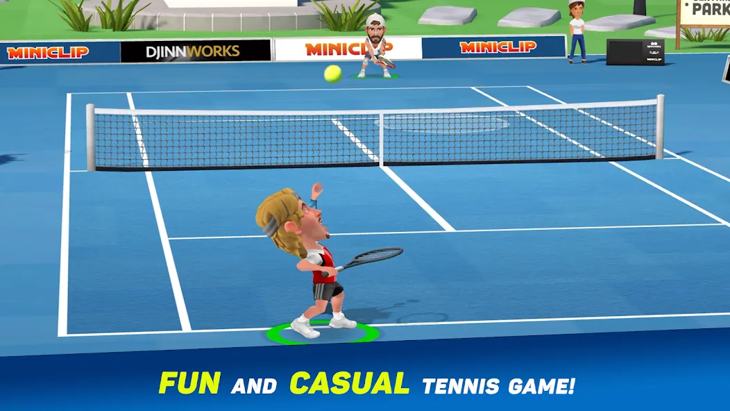 Скачать Mini Tennis: Perfect Smash на Андроид — Безлимитные монеты и энергии — скриншот 1 Скачать Mini Tennis: Perfect Smash на Андроид — Безлимитные монеты и энергии — скриншот 1