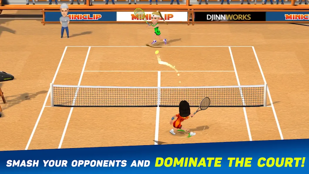Скачать Mini Tennis: Perfect Smash на Андроид — Безлимитные монеты и энергии — скриншот 2 Скачать Mini Tennis: Perfect Smash на Андроид — Безлимитные монеты и энергии — скриншот 2