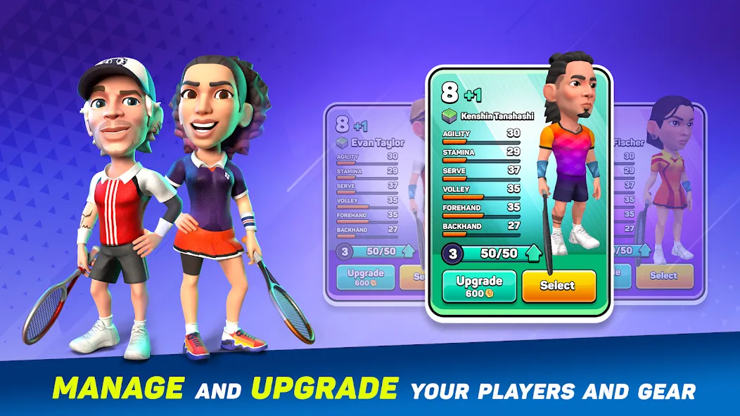 Скачать Mini Tennis: Perfect Smash на Андроид — Безлимитные монеты и энергии — скриншот 3 Скачать Mini Tennis: Perfect Smash на Андроид — Безлимитные монеты и энергии — скриншот 3